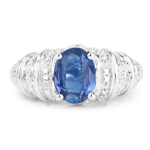 1.40 Carat Genuine Kyanite .925 Sterling Silver Ring by Bids.com