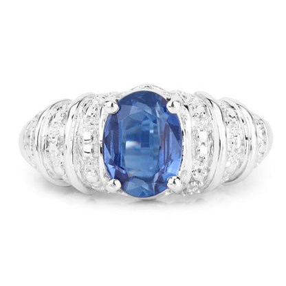 1.40 Carat Genuine Kyanite .925 Sterling Silver Ring by Bids.com
