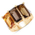 8.17 Carat Genuine Multi Stones .925 Sterling Silver Ring by Bids.com