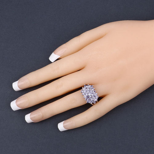 2.03 Carat Genuine Tanzanite .925 Sterling Silver Ring by Bids.com