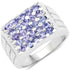1.75 Carat Genuine Tanzanite .925 Sterling Silver Ring by Bids.com