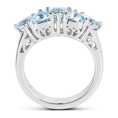 2.50 Carat Genuine Blue Topaz .925 Sterling Silver Ring by Bids.com