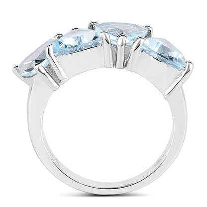 5.00 Carat Genuine Blue Topaz .925 Sterling Silver Ring by Bids.com