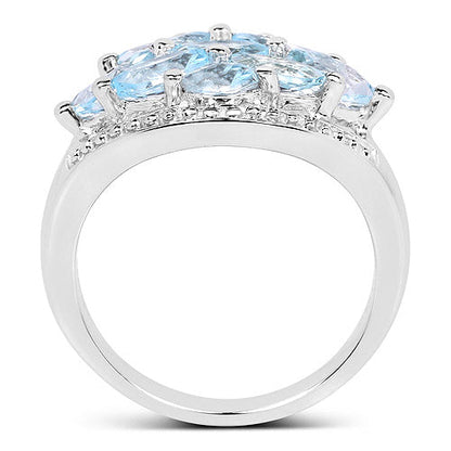 2.50 Carat Genuine Blue Topaz .925 Sterling Silver Ring by Bids.com