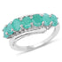 1.64 Carat Genuine Emerald Sterling Silver Ring by Bids.com