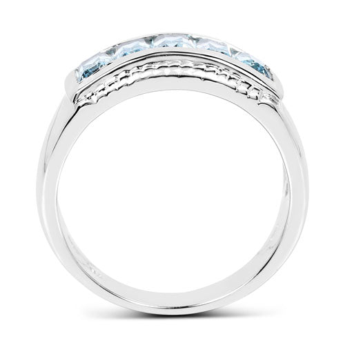 1.75 Carat Genuine Blue Topaz .925 Sterling Silver Ring by Bids.com