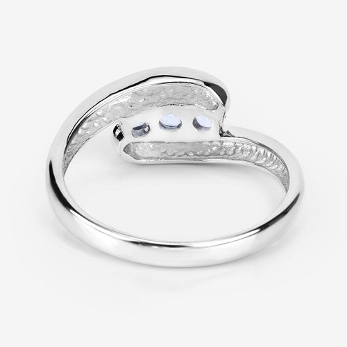 0.74 Carat Genuine Blue Topaz .925 Sterling Silver Ring by Bids.com