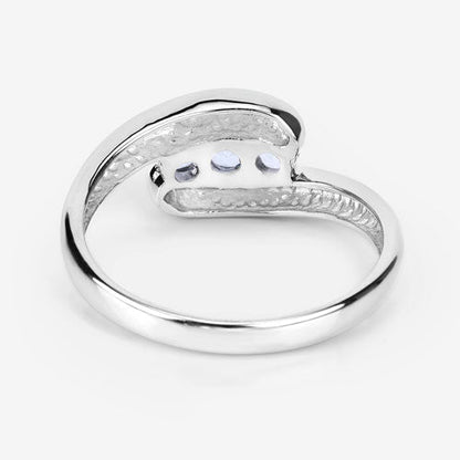 0.74 Carat Genuine Blue Topaz .925 Sterling Silver Ring by Bids.com