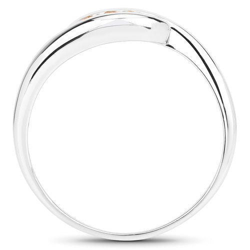 0.55 Carat Genuine Citrine .925 Sterling Silver Ring by Bids.com
