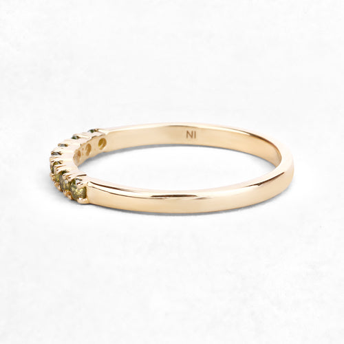 0.22 Carat Genuine Dark Yellow Diamond 14K Yellow Gold Ring (I1-I2) by Bids.com