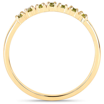 0.22 Carat Genuine Dark Yellow Diamond 14K Yellow Gold Ring (I1-I2) by Bids.com