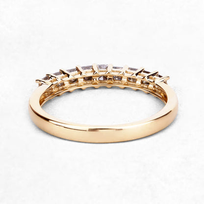 0.50 Carat Genuine Champagne Diamond 14K Yellow Gold Ring (I1-I2)  DestGlow