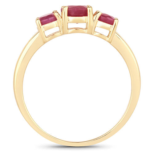 1.15 Carat Genuine Ruby 14K Yellow Gold Ring by Bids.com