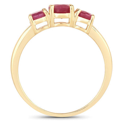 1.15 Carat Genuine Ruby 14K Yellow Gold Ring by Bids.com