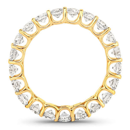 2.52 Carat Genuine Lab Grown Diamond 14K Yellow Gold Ring by Bids.com