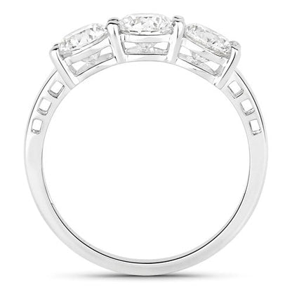 1.50 Carat Genuine Lab Grown Diamond 14K White Gold Ring by Bids.com