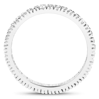 0.57 Carat Genuine Champagne Diamond .925 Sterling Silver Ring by Bids.com