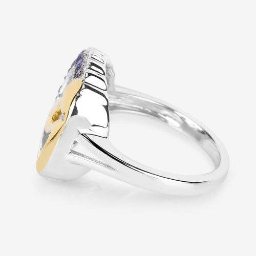 0.28 Carat Genuine Tanzanite .925 Sterling Silver Ring by Bids.com