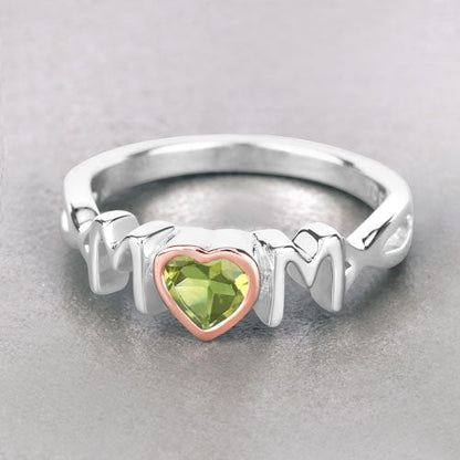 0.44 Carat Genuine Peridot .925 Sterling Silver Ring by Bids.com