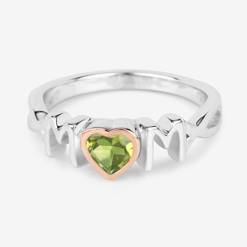 0.44 Carat Genuine Peridot .925 Sterling Silver Ring by Bids.com
