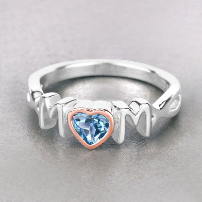 0.52 Carat Genuine Swiss Blue Topaz .925 Sterling Silver Ring by Bids.com
