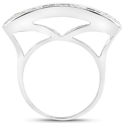 1.08 Carat Genuine Multi Sapphire .925 Sterling Silver Ring by Bids.com