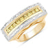 1.08 Carat Genuine Yellow Sapphire .925 Sterling Silver Ring by Bids.com