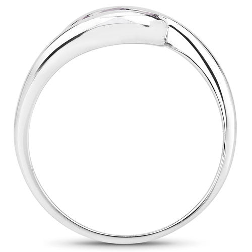 0.54 Carat Genuine Amethyst .925 Sterling Silver Ring by Bids.com