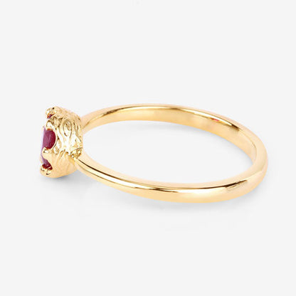 0.50 Carat Genuine Ruby 14K Yellow Gold Ring by Bids.com