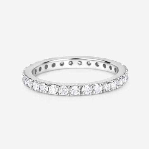 1.00 Carat Lab Grown Diamond 14K White Gold Ring by Bids.com