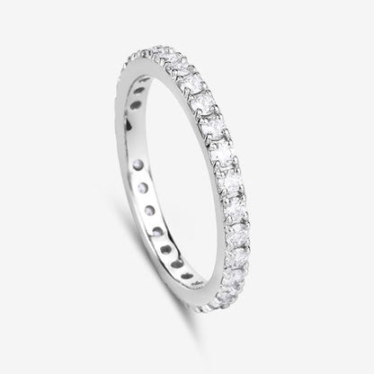 1.00 Carat Lab Grown Diamond 14K White Gold Ring by Bids.com