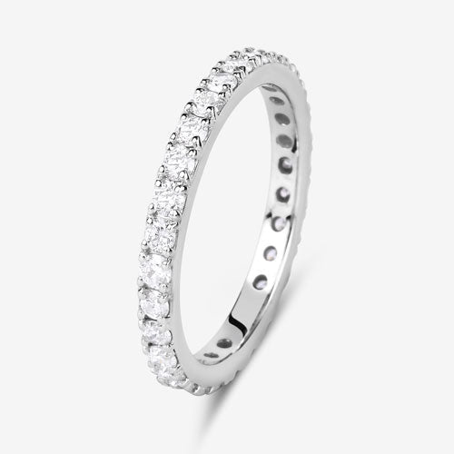 1.00 Carat Lab Grown Diamond 14K White Gold Ring by Bids.com