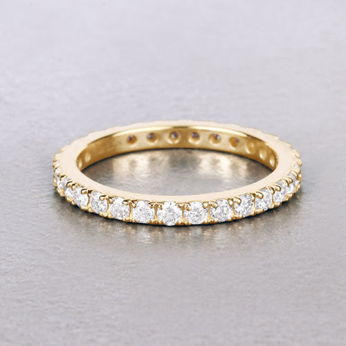 1.00 Carat Lab Grown Diamond 14K Yellow Gold Ring by Bids.com