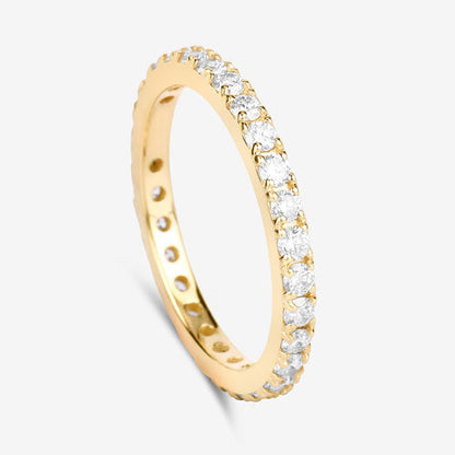 1.00 Carat Lab Grown Diamond 14K Yellow Gold Ring by Bids.com