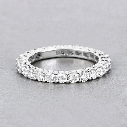 1.50 Carat Lab Grown Diamond 14K White Gold Ring by Bids.com