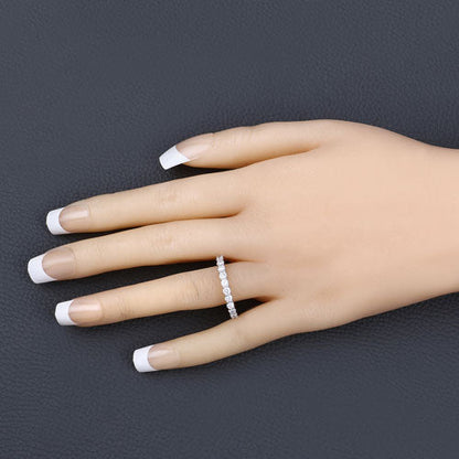 1.50 Carat Lab Grown Diamond 14K White Gold Ring by Bids.com