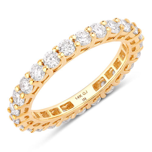 1.50 Carat Lab Grown Diamond 14K Yellow Gold Ring by Bids.com