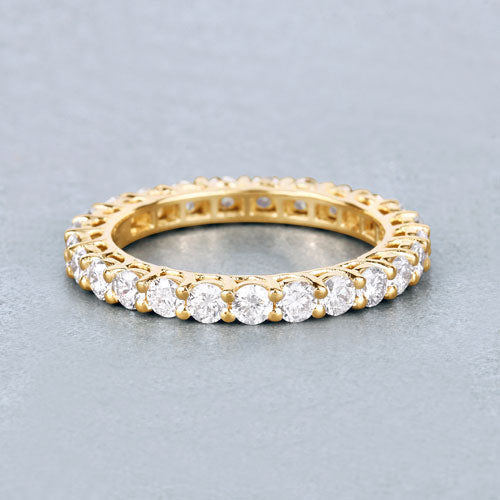 1.50 Carat Lab Grown Diamond 14K Yellow Gold Ring by Bids.com