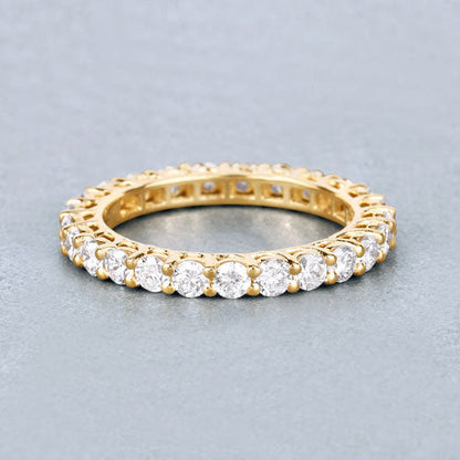 1.50 Carat Lab Grown Diamond 14K Yellow Gold Ring by Bids.com