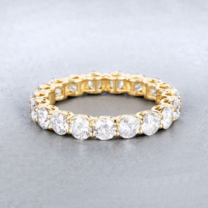 3.00 Carat Lab Grown Diamond 14K Yellow Gold Ring by Bids.com