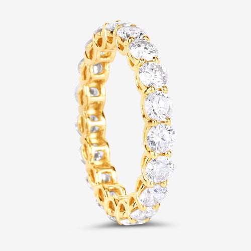 3.00 Carat Lab Grown Diamond 14K Yellow Gold Ring by Bids.com