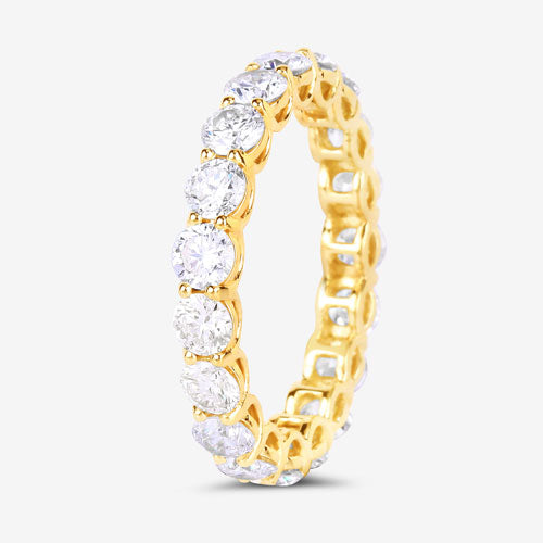 3.00 Carat Lab Grown Diamond 14K Yellow Gold Ring by Bids.com