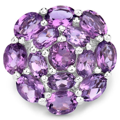9.28 Carat Genuine Amethyst .925 Sterling Silver Ring by Bids.com