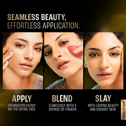 Lakme Forever Matte Foundation For Superior Coverage - Resist Coral