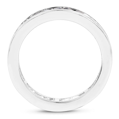 2.00 Carat Genuine Blue Sapphire .925 Sterling Silver Ring by Bids.com