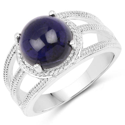 3.65 Carat Genuine Iolite .925 Sterling Silver Ring by Bids.com