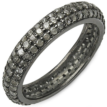 1.40 Carat Genuine TLB Diamond .925 Sterling Silver Ring by Bids.com