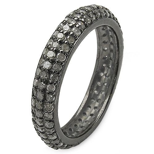 1.40 Carat Genuine TLB Diamond .925 Sterling Silver Ring by Bids.com