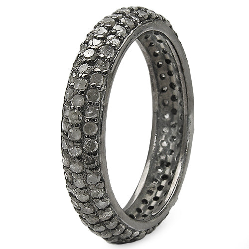 1.40 Carat Genuine TLB Diamond .925 Sterling Silver Ring by Bids.com