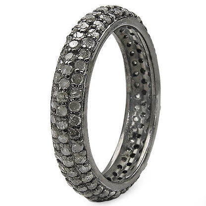 1.40 Carat Genuine TLB Diamond .925 Sterling Silver Ring by Bids.com